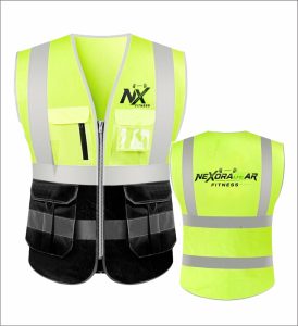 Nexora Gear High-Visibility Safety Vest – Reflective Work Vest
