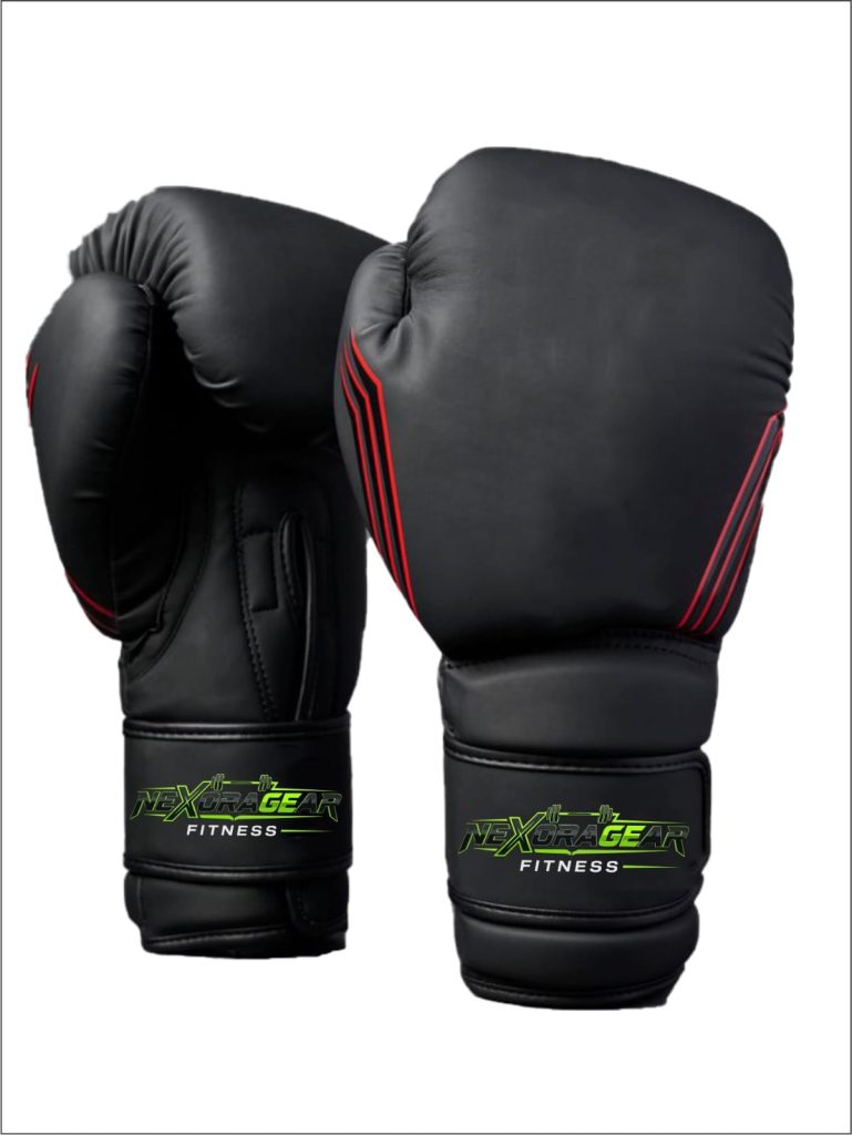 Nexora Gear Fitness Black Boxing Gloves